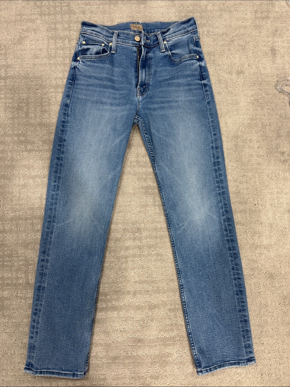 Mother Mid Rise Rider Hover Women’s Jeans in Swing and a Miss Wash Size 29